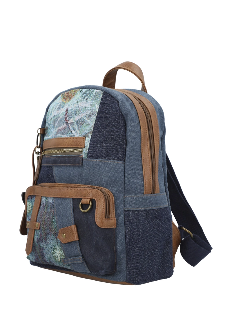 MOCHILA TEXTIL MUJER CARMIN BACK AZUL ROCKFORD - 3