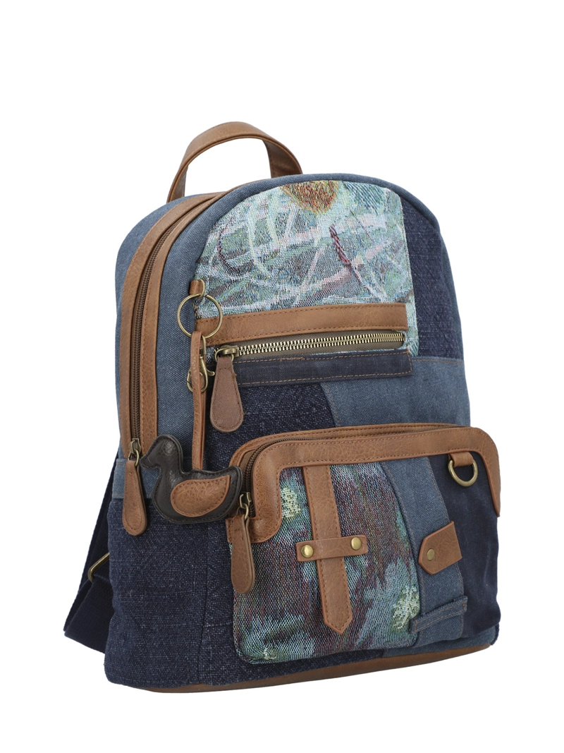 MOCHILA TEXTIL MUJER CARMIN BACK AZUL ROCKFORD - 5