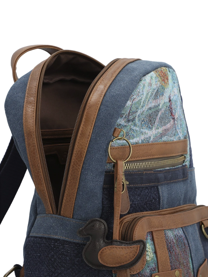 MOCHILA TEXTIL MUJER CARMIN BACK AZUL ROCKFORD - 9