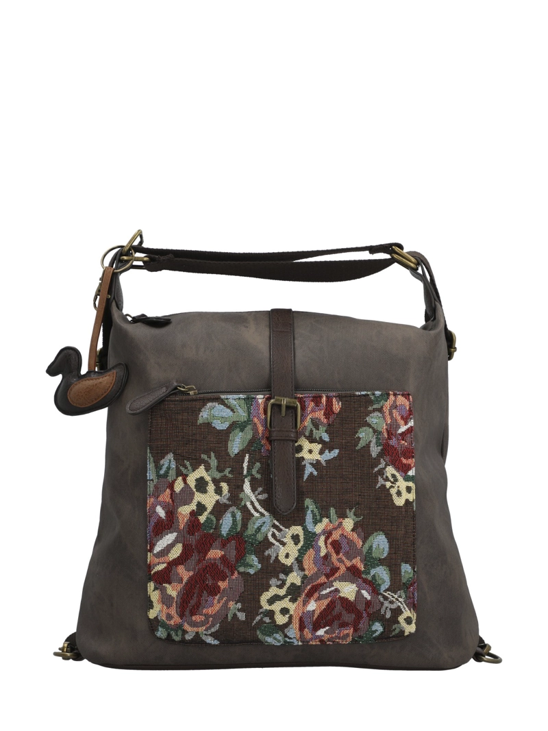 CARTERA TEXTIL MUJER INTI HOBO CHOCOLATE ROCKFORD - 1