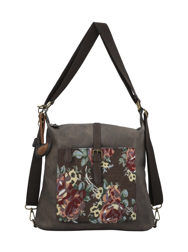CARTERA TEXTIL MUJER INTI HOBO CHOCOLATE ROCKFORD - 2