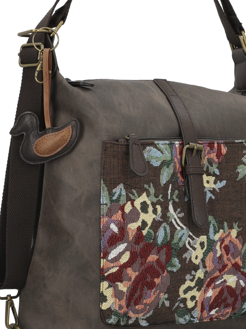 CARTERA TEXTIL MUJER INTI HOBO CHOCOLATE ROCKFORD - 3