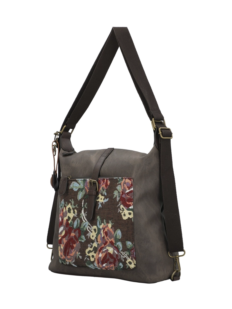 CARTERA TEXTIL MUJER INTI HOBO CHOCOLATE ROCKFORD - 6