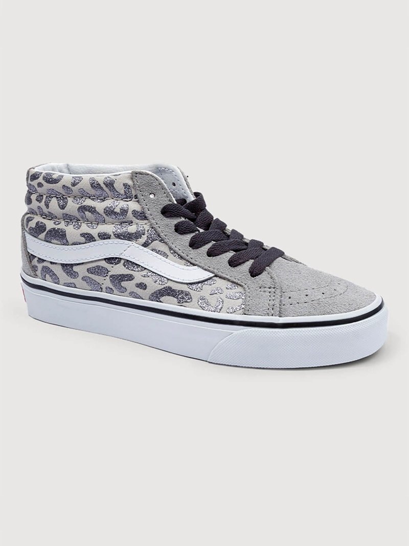 ZAPATILLA JUNIOR (8 A 14 AÑOS) SK8-MID GRIS VANS - 4