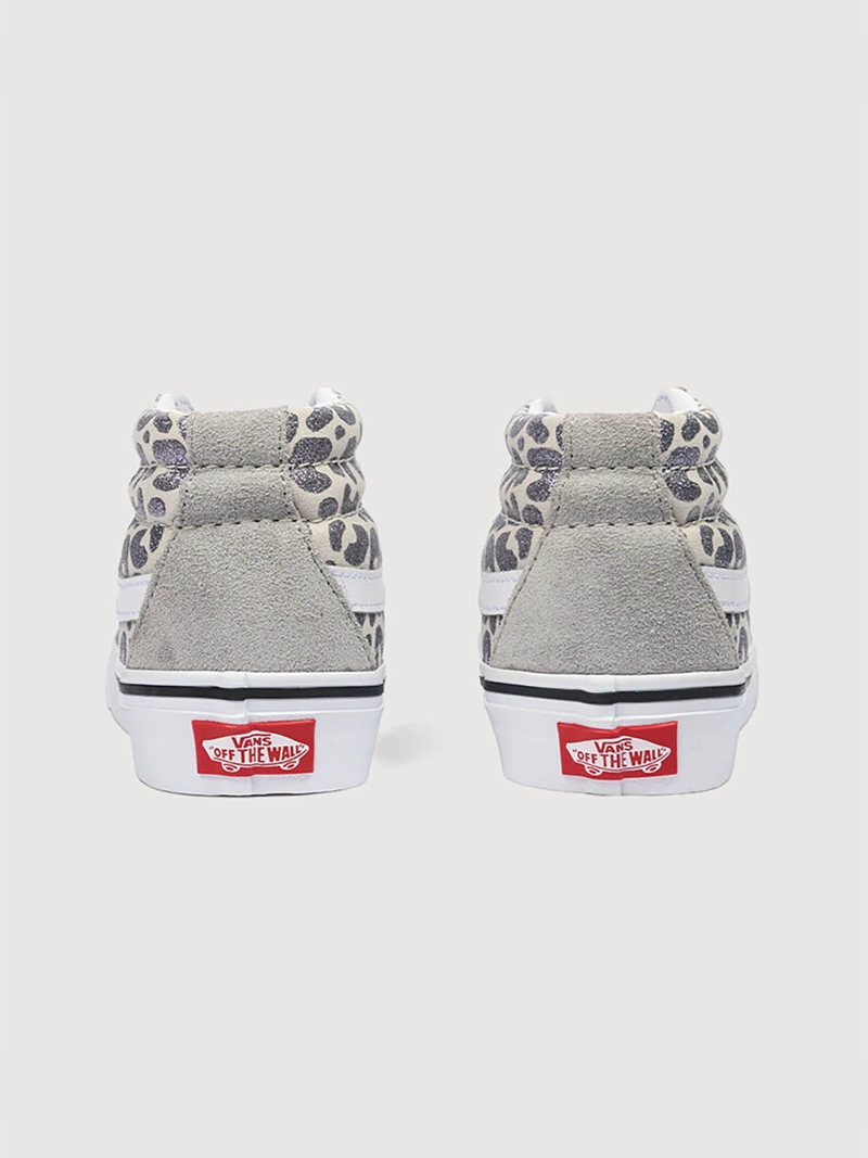 ZAPATILLA JUNIOR (8 A 14 AÑOS) SK8-MID GRIS VANS - 5
