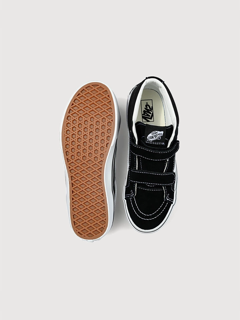 ZAPATILLA JUNIOR (8 A 14 AÑOS) SK8-MID V NEGRO VANS - 4