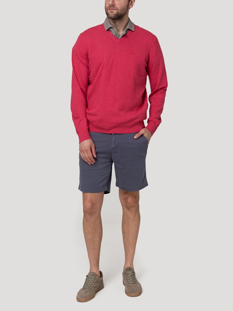 SWEATER ALGODON ORGANICO HOMBRE ANGRIV ROSADO ROCKFORD - 8