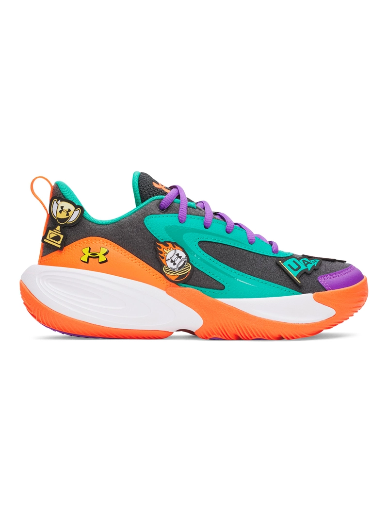 ZAPATILLA UNISEX GS LOCKDOWN 8 PATCHS GRIS UNDER ARMOUR - 1