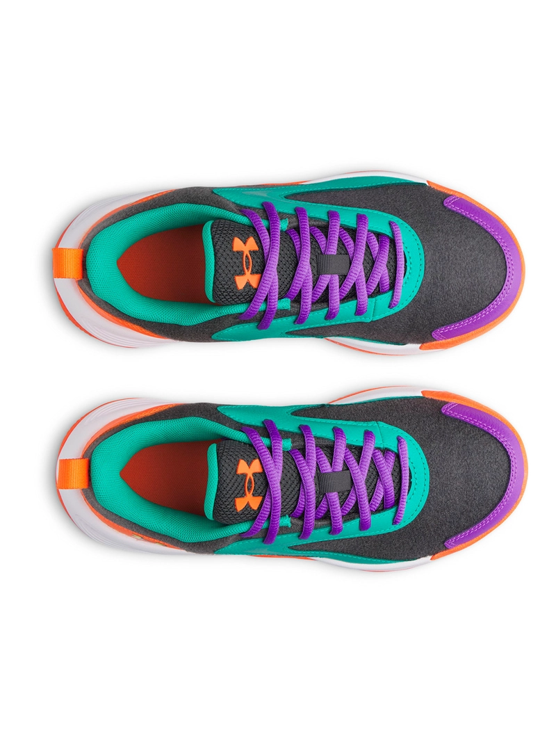 ZAPATILLA NIÑO GS LOCKDOWN 8 PATCHS GRIS UNDER ARMOUR - 6