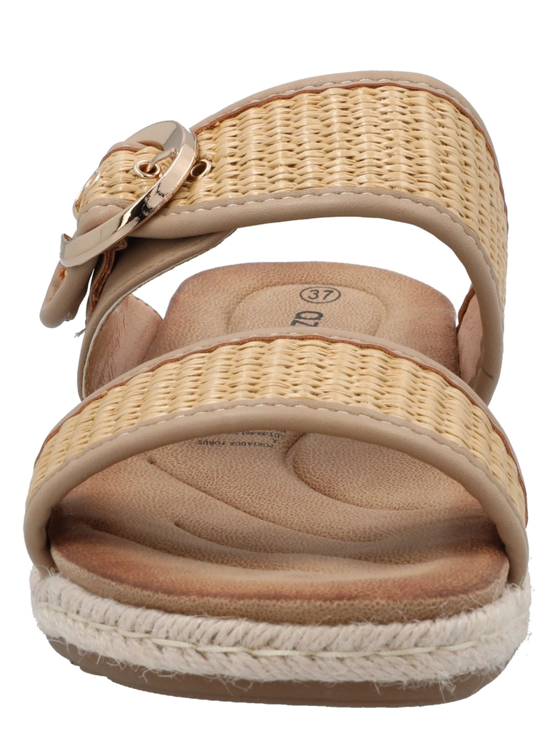 SANDALIA MUJER LAURA BEIGE AZALEIA - 4