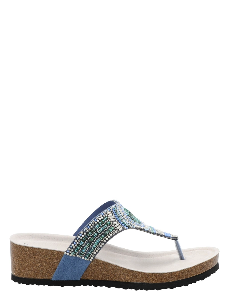 SANDALIA MUJER PALOMA DENIM AZALEIA - 2