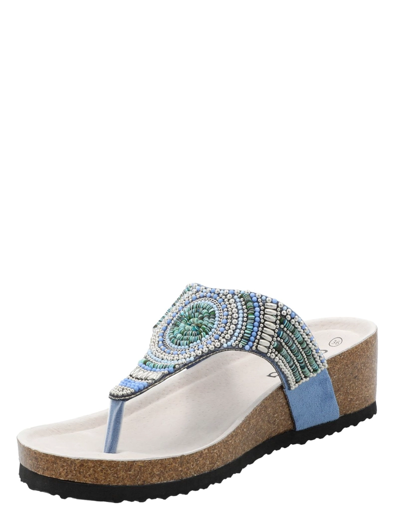 SANDALIA MUJER PALOMA DENIM AZALEIA - 5