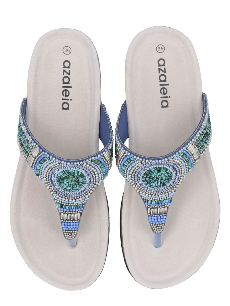 SANDALIA MUJER PALOMA DENIM AZALEIA - 8