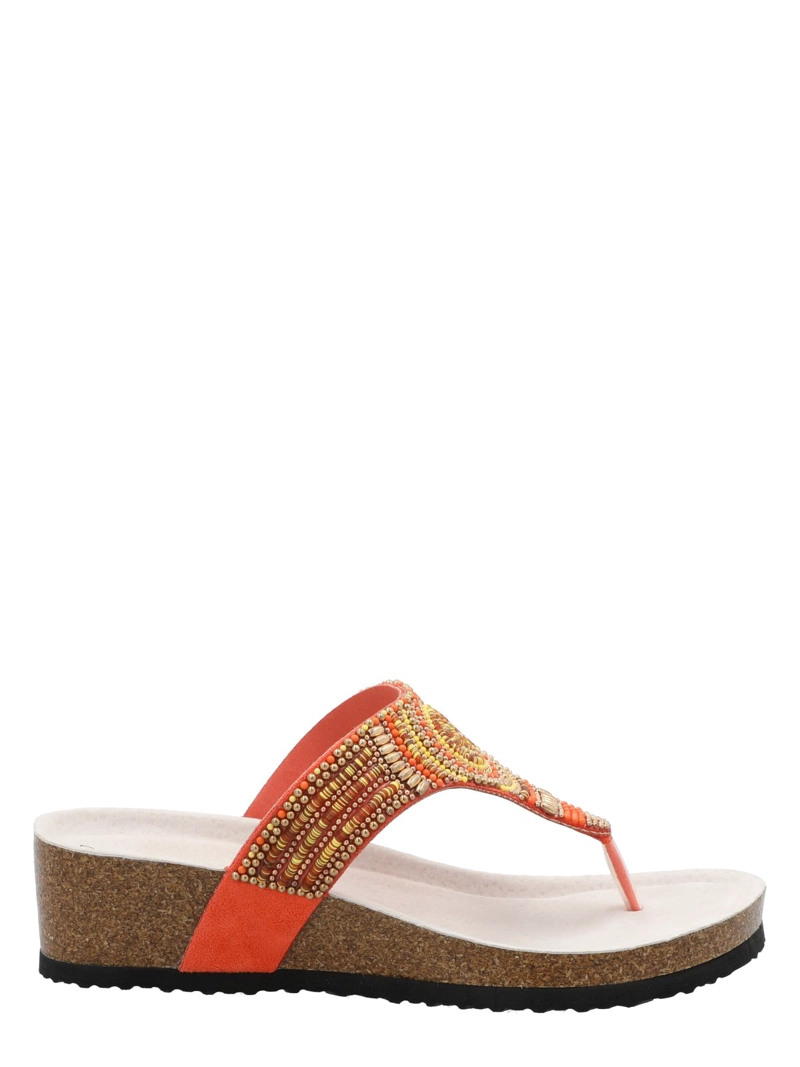 SANDALIA MUJER PALOMA NARANJA AZALEIA - 2