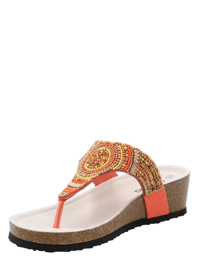 SANDALIA MUJER PALOMA NARANJA AZALEIA - 5