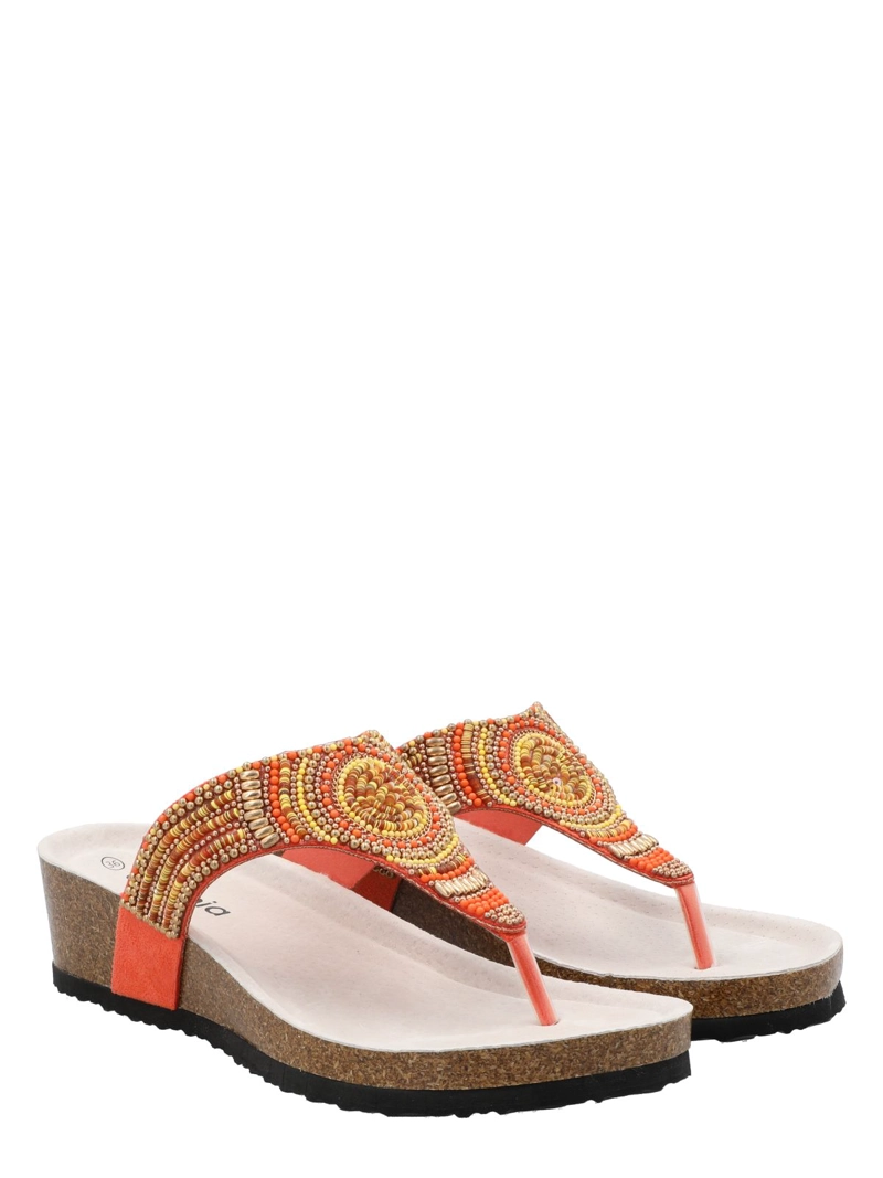 SANDALIA MUJER PALOMA NARANJA AZALEIA - 9