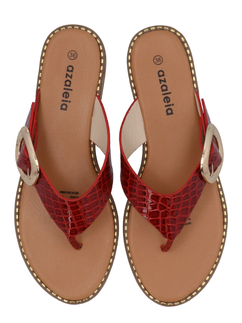 SANDALIA MUJER MIRABEL ROJO AZALEIA - 8