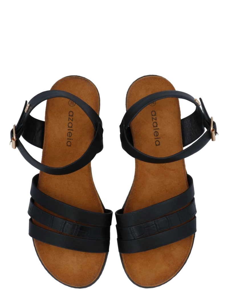 SANDALIA MUJER BRUNA NEGRO AZALEIA - 8
