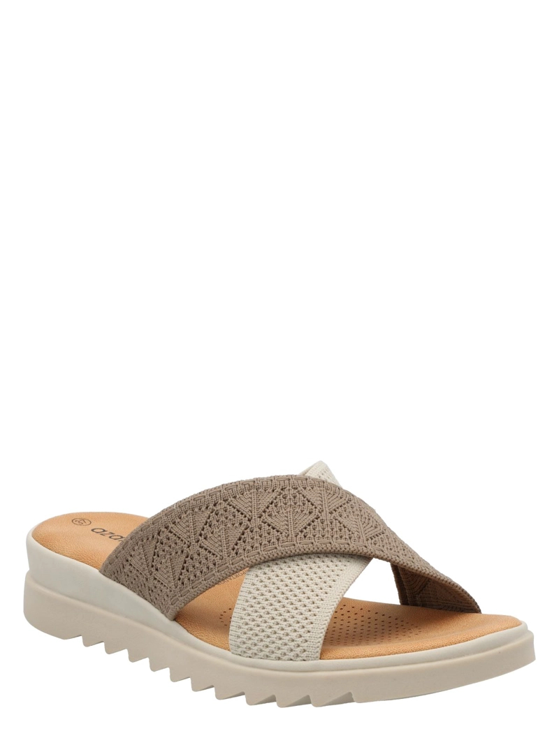 SANDALIA MUJER NATALIE BEIGE AZALEIA - 1