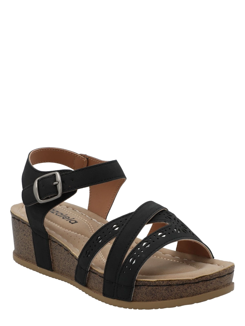 SANDALIA MUJER RAVELLO NEGRO AZALEIA - 1