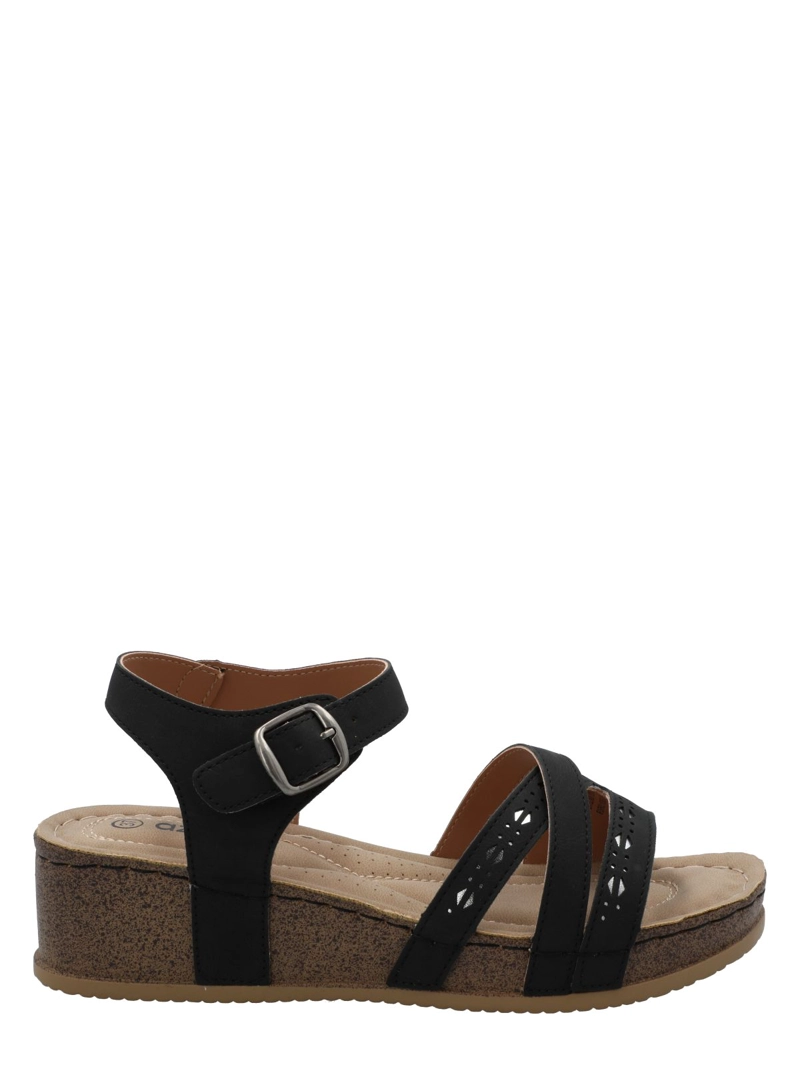 SANDALIA MUJER RAVELLO NEGRO AZALEIA - 2