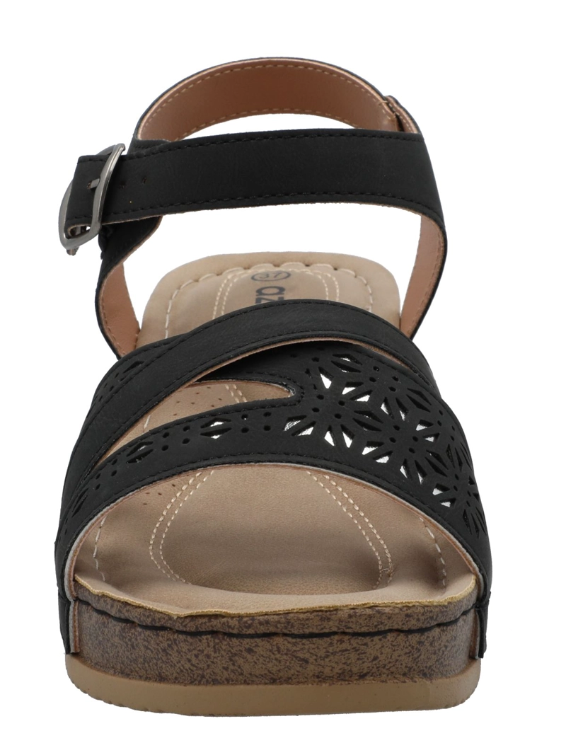 SANDALIA MUJER RAVELLO NEGRO AZALEIA - 4