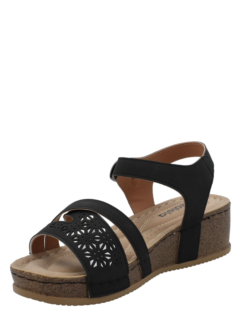 SANDALIA MUJER RAVELLO NEGRO AZALEIA - 5
