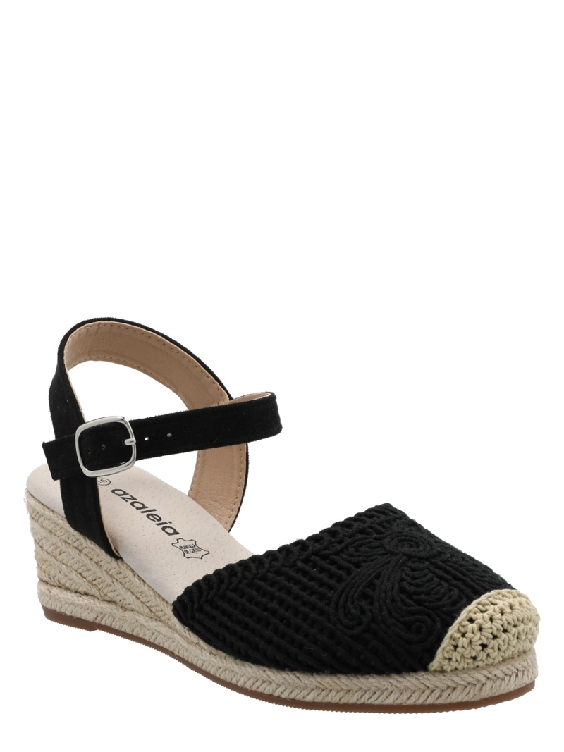 ALPARGATA MUJER ZANZIBAR NEGRO AZALEIA - 1