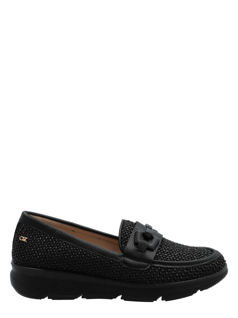 MOCASIN MUJER PETUNIA NEGRO AZALEIA - 2