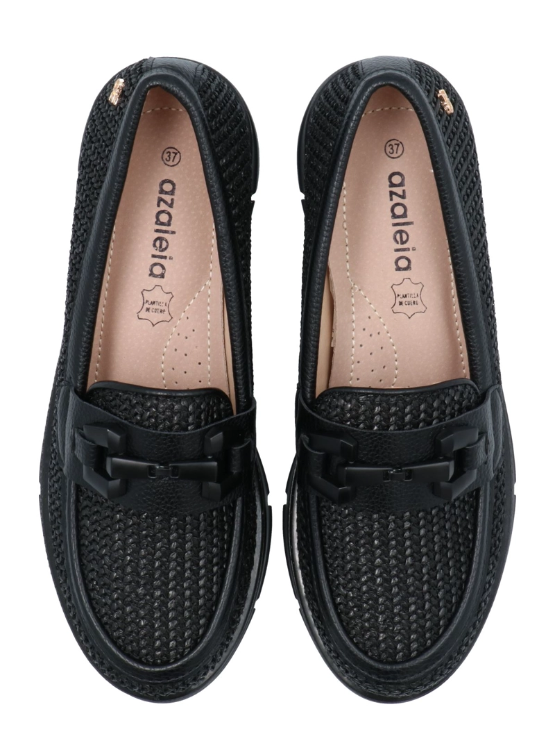 MOCASIN MUJER PETUNIA NEGRO AZALEIA - 8