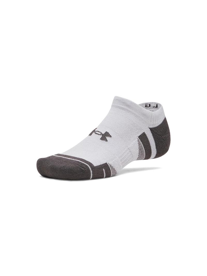 CALCETIN PERFORMANCE TECH NO-SHOW GRIS UNISEX UNDER ARMOUR - 1