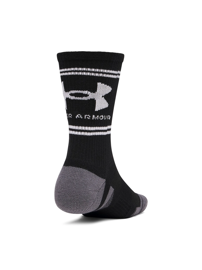 CALCETIN PERFORMANCE TECH NOVELTY CREW NEGRO UNISEX UNDER ARMOUR - 2