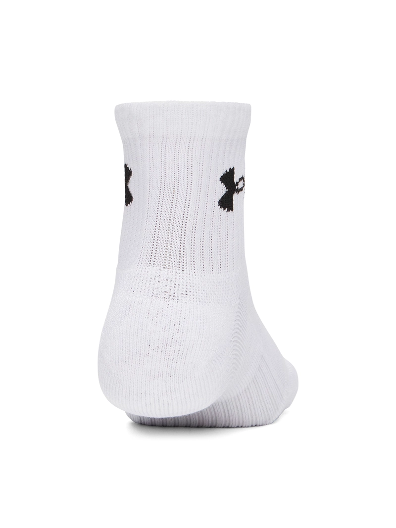 CALCETIN PERFORMANCE COTTON QUARTER BLANCO UNISEX UNDER ARMOUR - 2