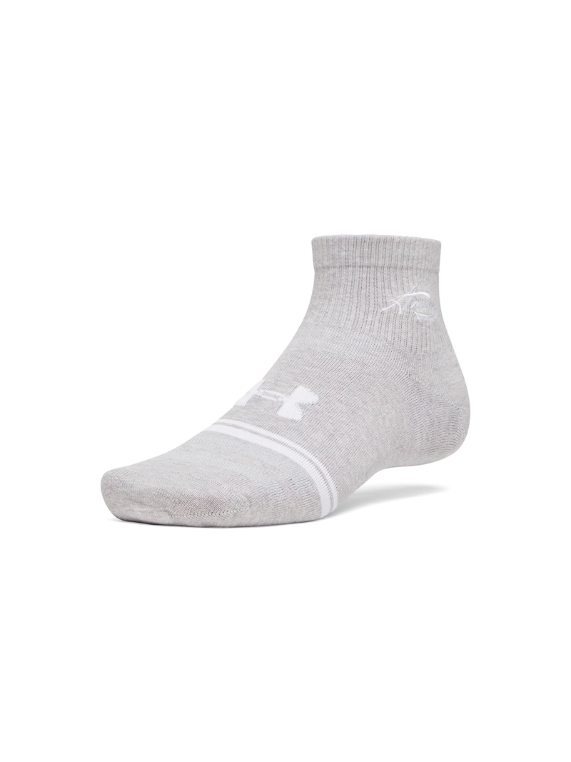 CALCETIN SPORTSTYLE COTTON QUARTER GRIS UNISEX UNDER ARMOUR - 1