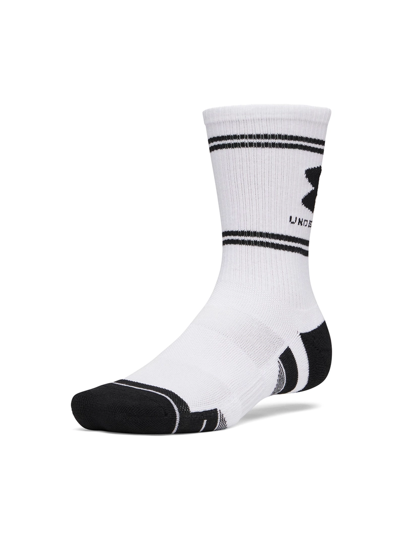 CALCETIN PERFORMANCE TECH NOVELTY CREW BLANCO UNISEX UNDER ARMOUR - 1