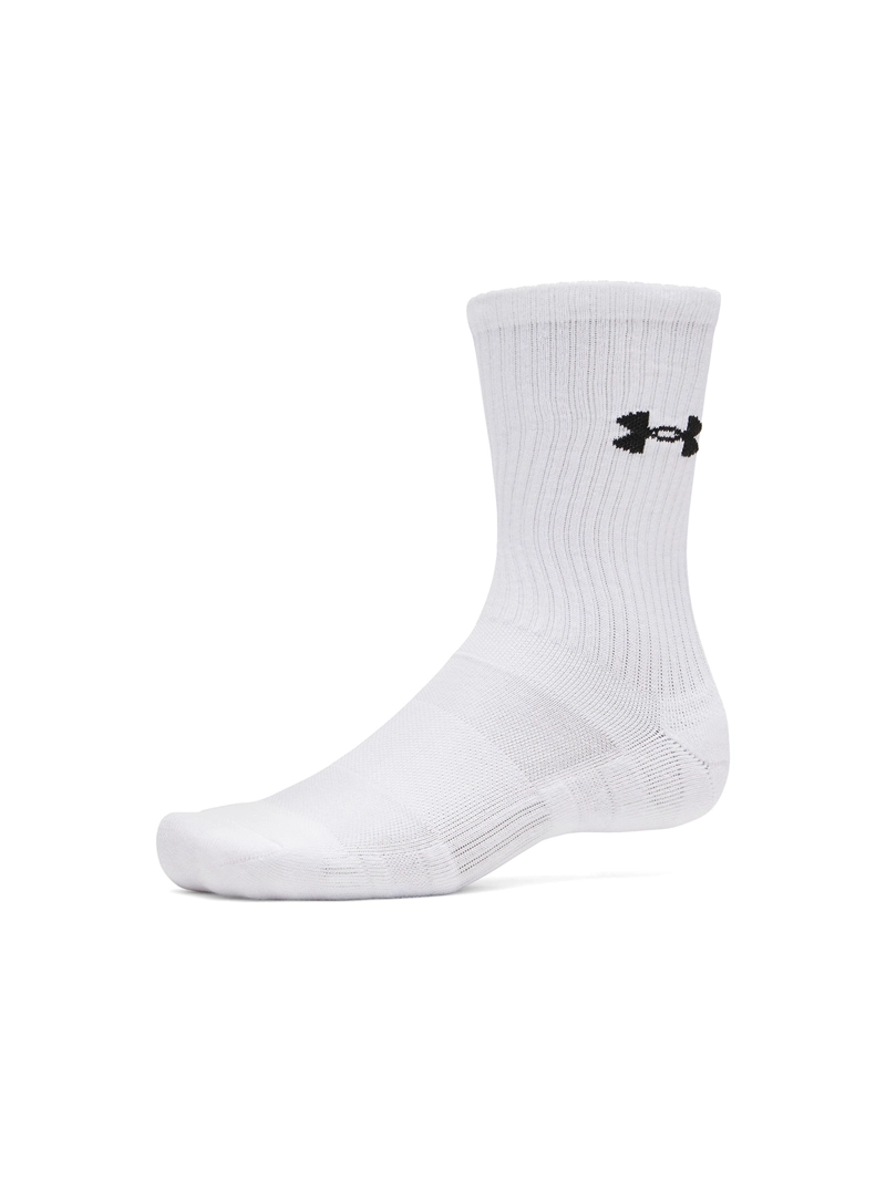 CALCETIN PERFORMANCE COTTON CREW BLANCO UNISEX UNDER ARMOUR - 1
