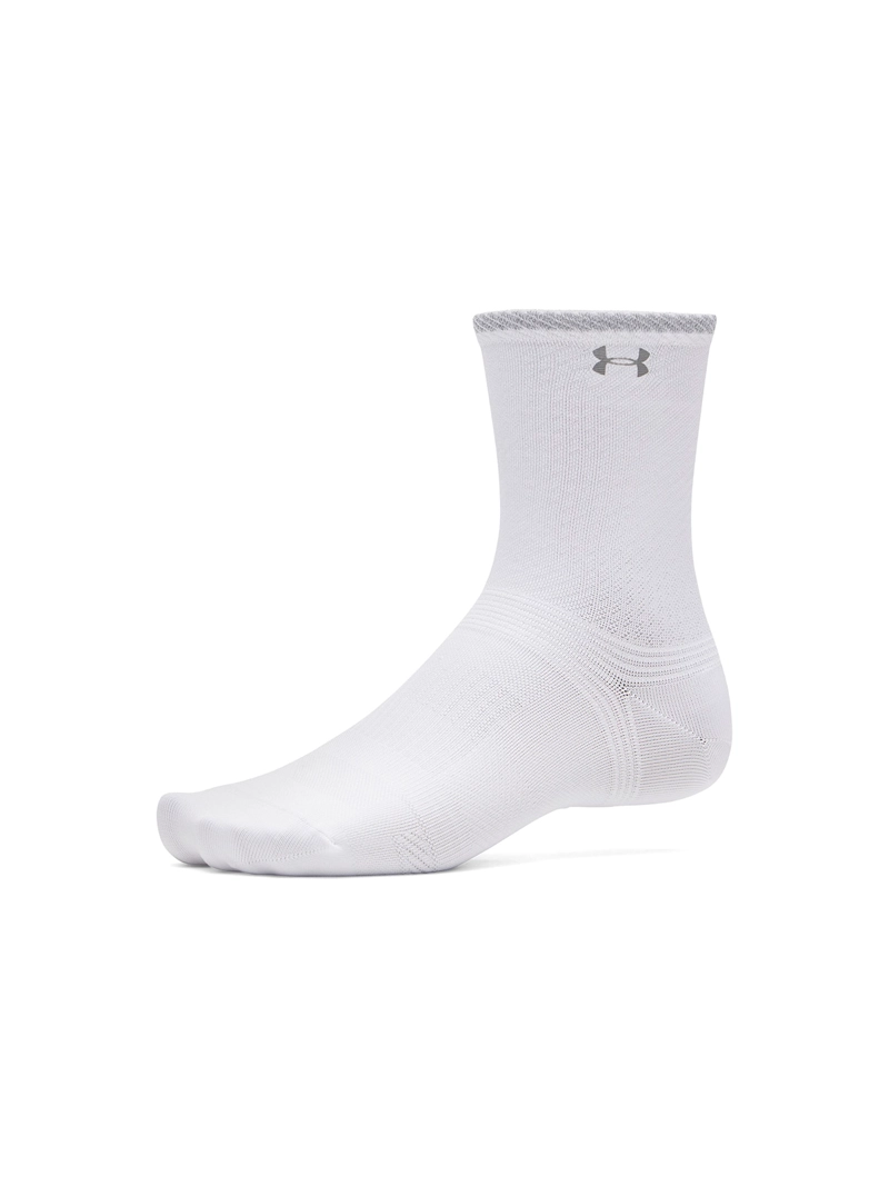 CALCETIN VELOCITI LITE CREW BLANCO UNISEX UNDER ARMOUR - 1