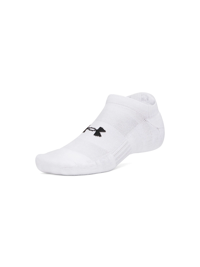 CALCETIN PERFORMANCE COTTON NO-SHOW BLANCO UNISEX UNDER ARMOUR - 1