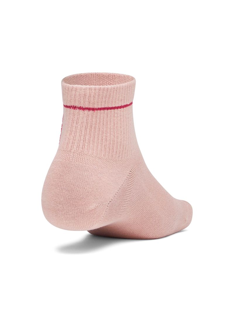 CALCETIN SPORTSTYLE COTTON QUARTER ROSADO UNISEX UNDER ARMOUR - 2