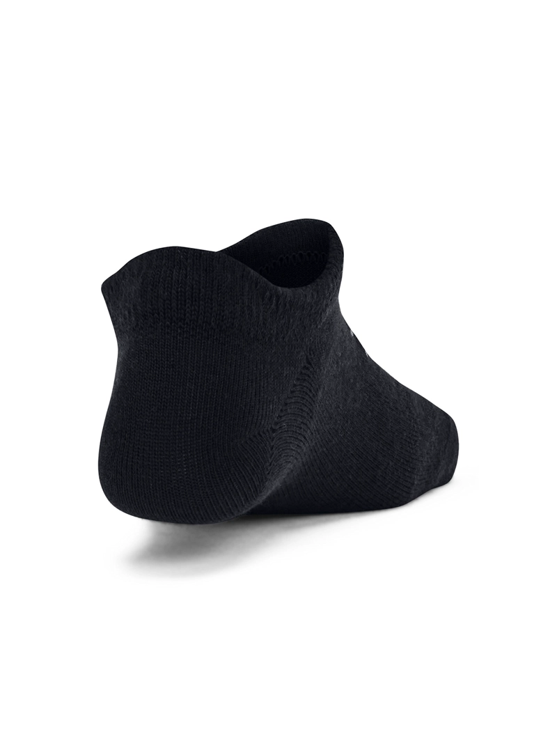 CALCETIN ESSENTIAL NO-SHOW NEGRO UNISEX UNDER ARMOUR - 2