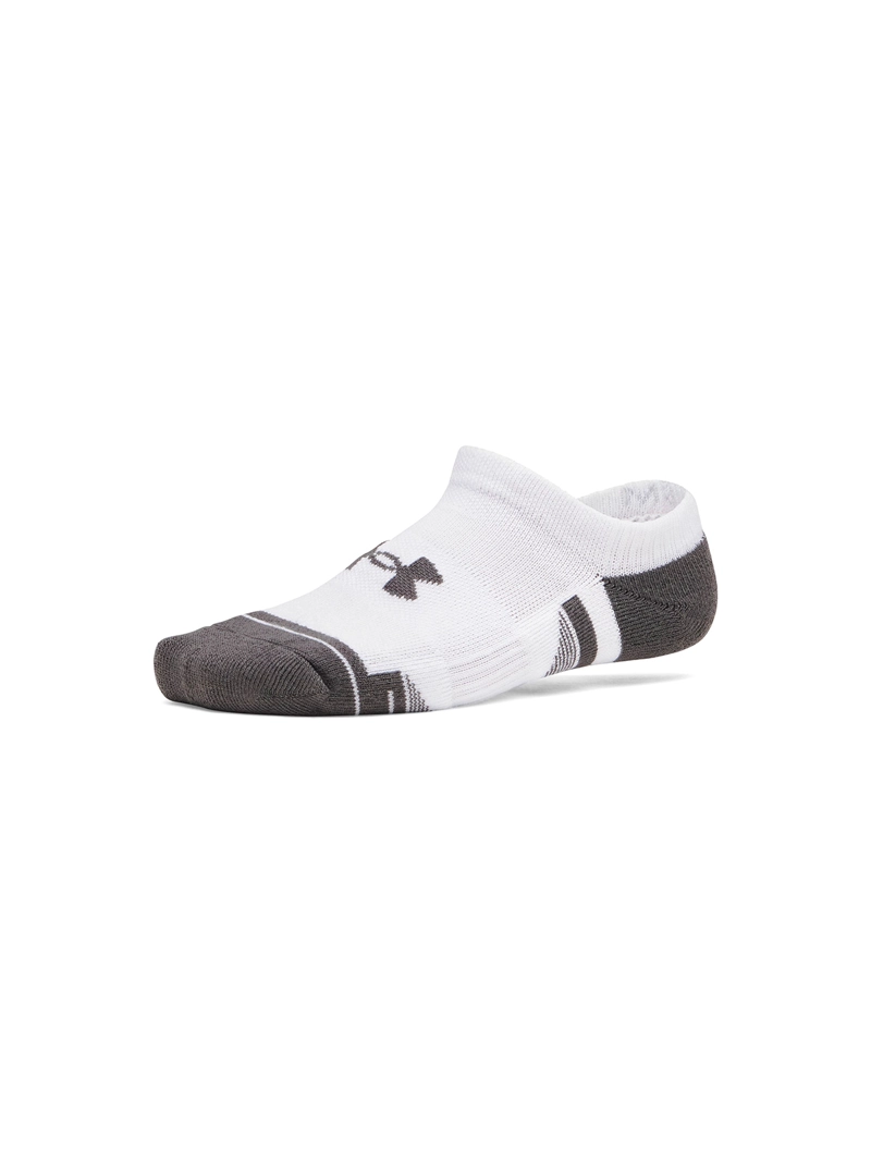 CALCETIN PERFORMANCE TECH NO-SHOW BLANCO UNISEX UNDER ARMOUR - 1