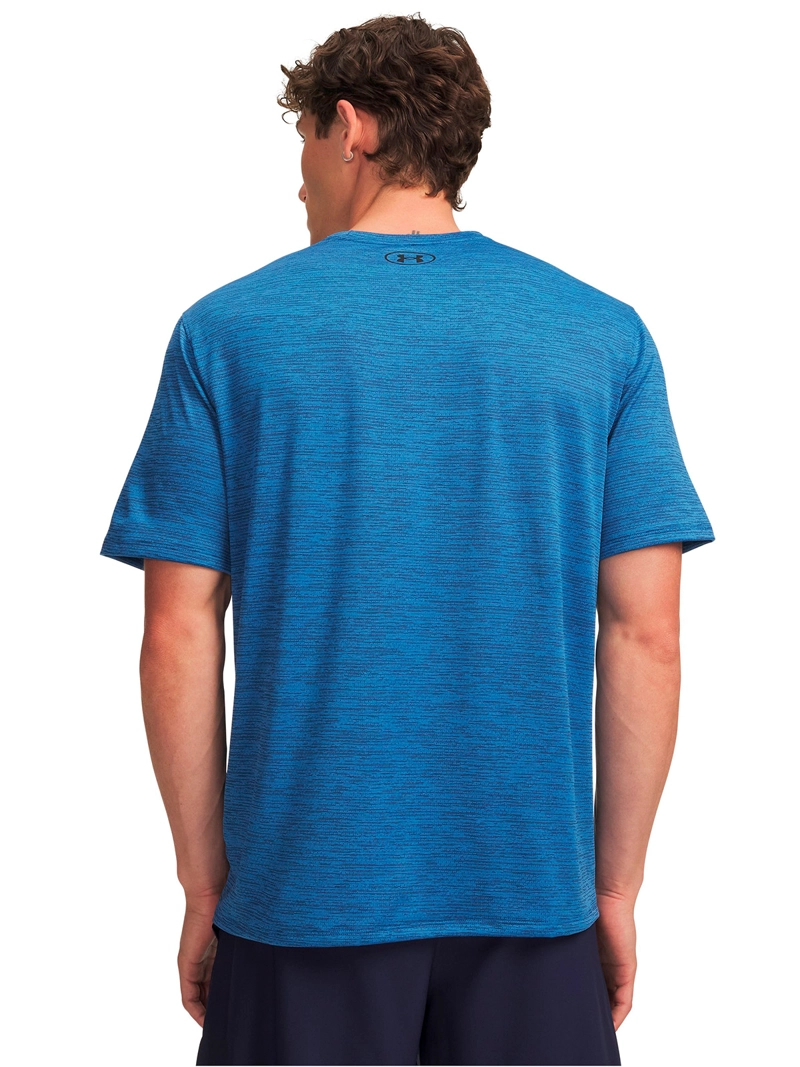 POLERA MANGA CORTA TECH VENT AZUL HOMBRE UNDER ARMOUR - 2