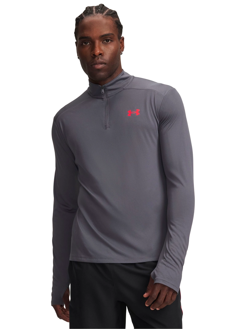 POLERON TECH UTILITY ¼ ZIP GRIS HOMBRE UNDER ARMOUR - 1