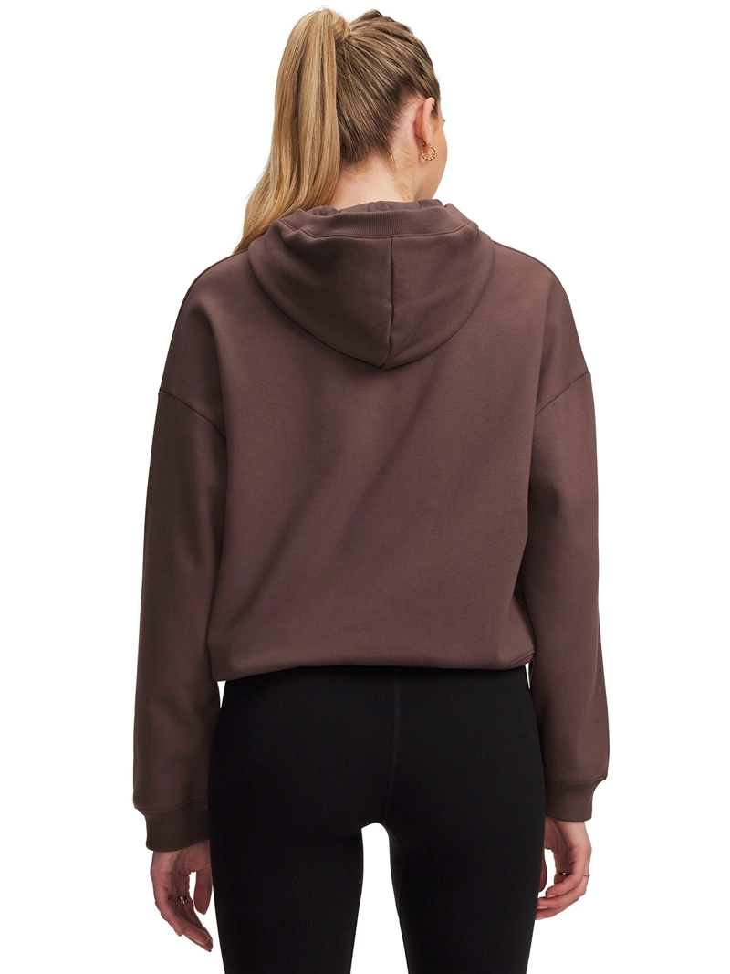 POLERON ICON FLEECE ½ ZIP CAFE  MUJER UNDER ARMOUR - 2