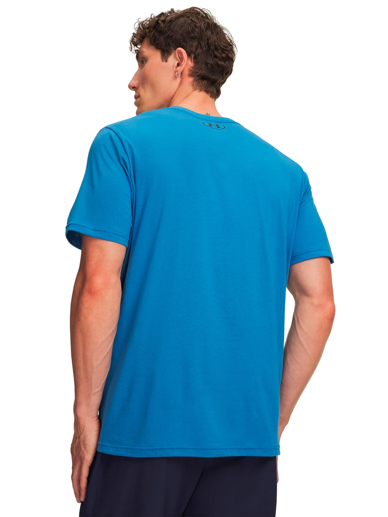 POLERA LEFT CHEST LOGO AZUL HOMBRE UNDER ARMOUR - 2