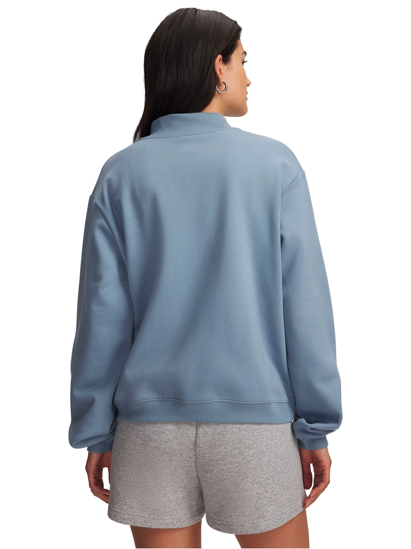 POLERON ICON FLEECE AZUL MUJER UNDER ARMOUR - 2