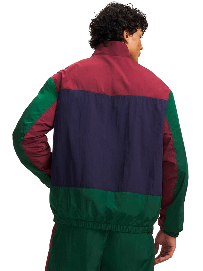 POLERON ICON WOVEN TRACK FULL ZIP VERDE HOMBRE UNDER ARMOUR - 2