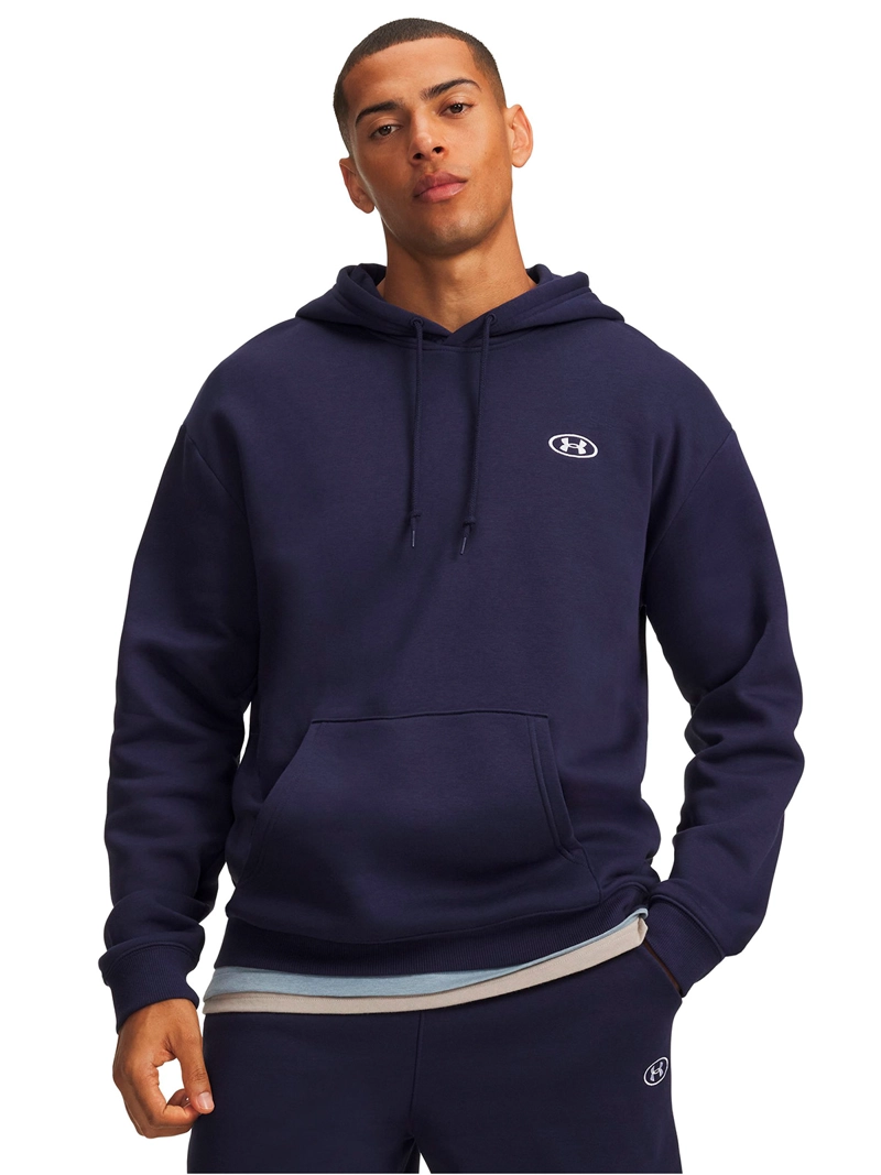 POLERON RIVAL FLEECE AZUL MARINO HOMBRE UNDER ARMOUR - 1