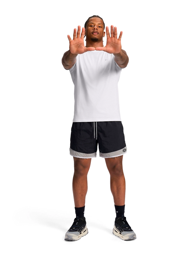 POLERA MANGA CORTA THE BOUNCY TEE BLANCO HOMBRE UNDER ARMOUR - 4