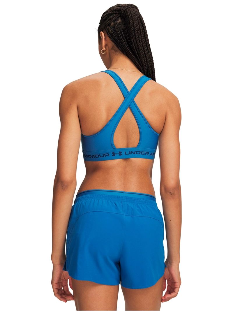 PETO CROSSBACK MID BRA AZUL MUJER UNDER ARMOUR - 2